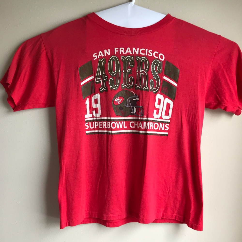 Vtg 1990 San Francisco 49’ers SuperBowl Champs XL